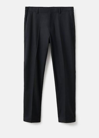 MANGO MAN Slim fit Pleat-Front Pants 'Murlo' in Blue