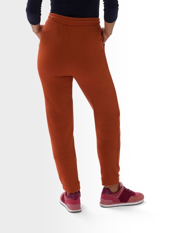 Les Lunes Tapered Sportbroek 'Frayaa' in Bruin