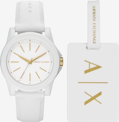 ARMANI EXCHANGE Analogt ur i guld / hvid, Produktvisning