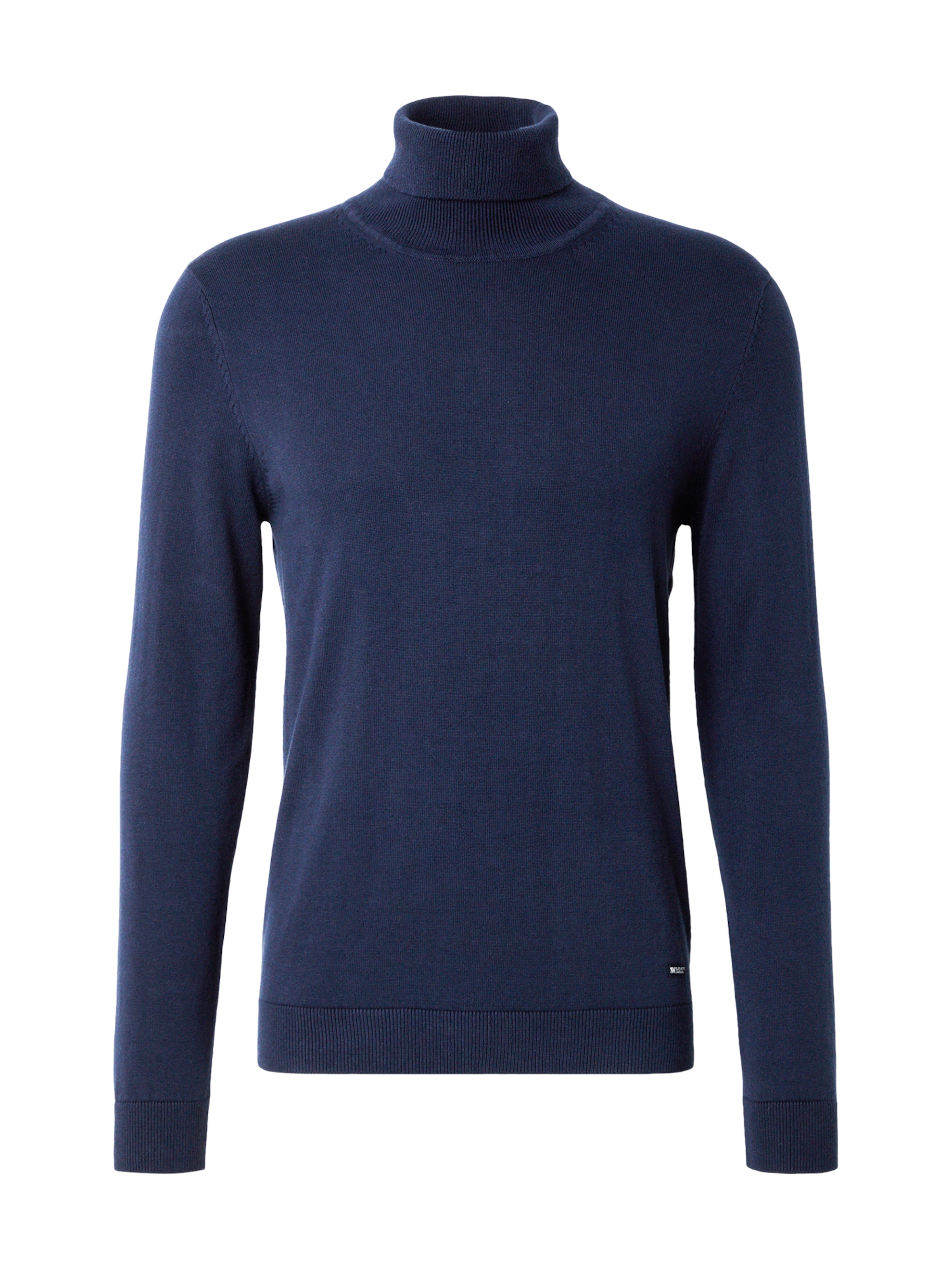 s.Oliver Пуловер в синьо: отпред