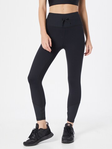 UNDER ARMOUR Skinny Sporthose 'Meridian' in Schwarz: Vorderseite
