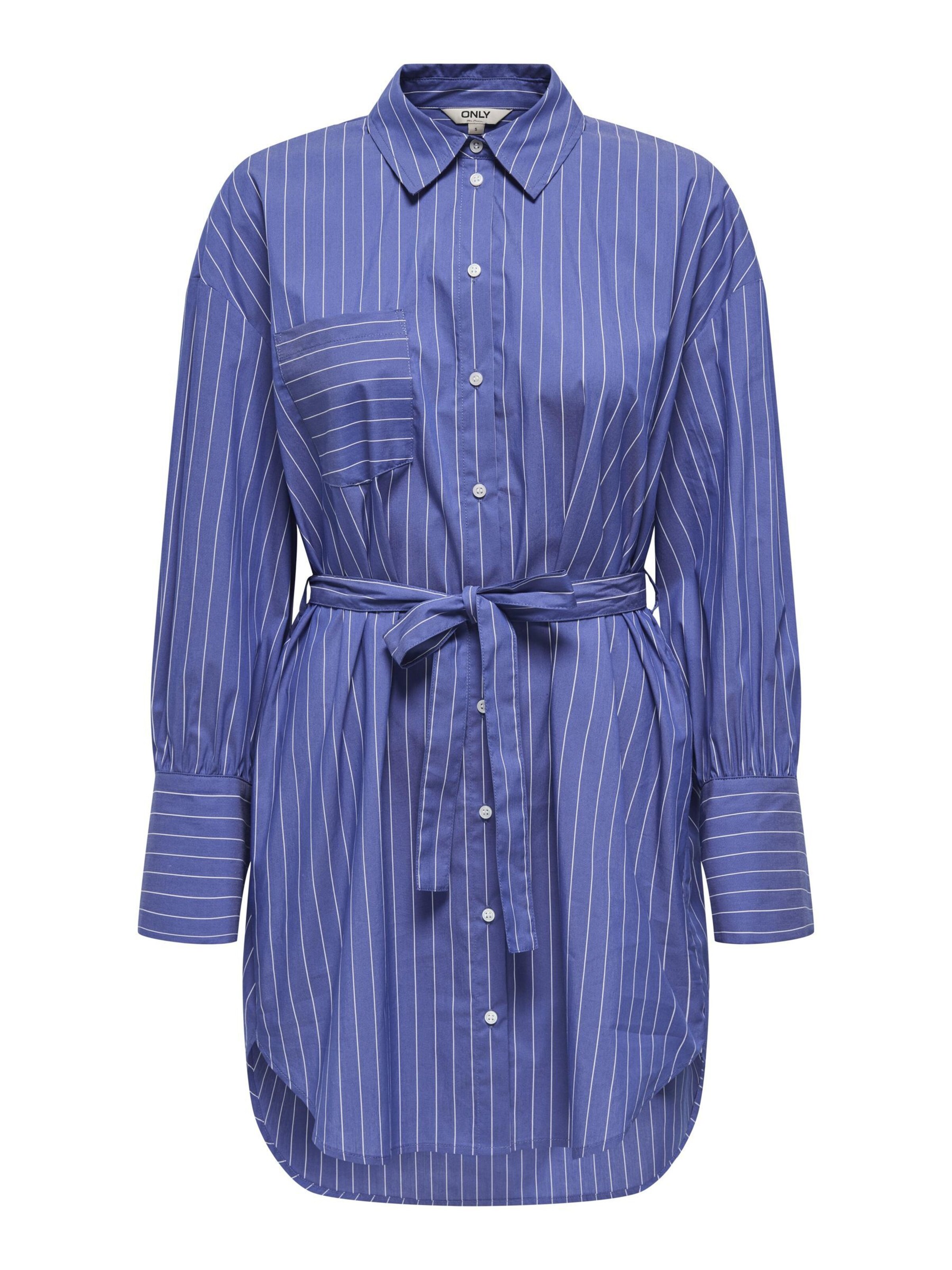 ONLY - Vestido camisero 'ONLSalvi' en azul: frente