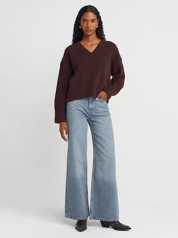 Dilvin Sweater 'Pullover' in Brown