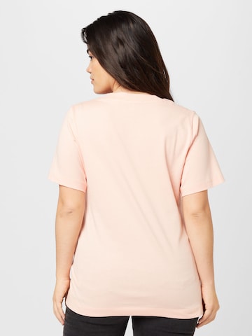 rozā Calvin Klein Jeans Curve T-Krekls