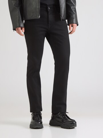 melns Karl Lagerfeld Standarta Džinsi 'JACK': no priekšpuses