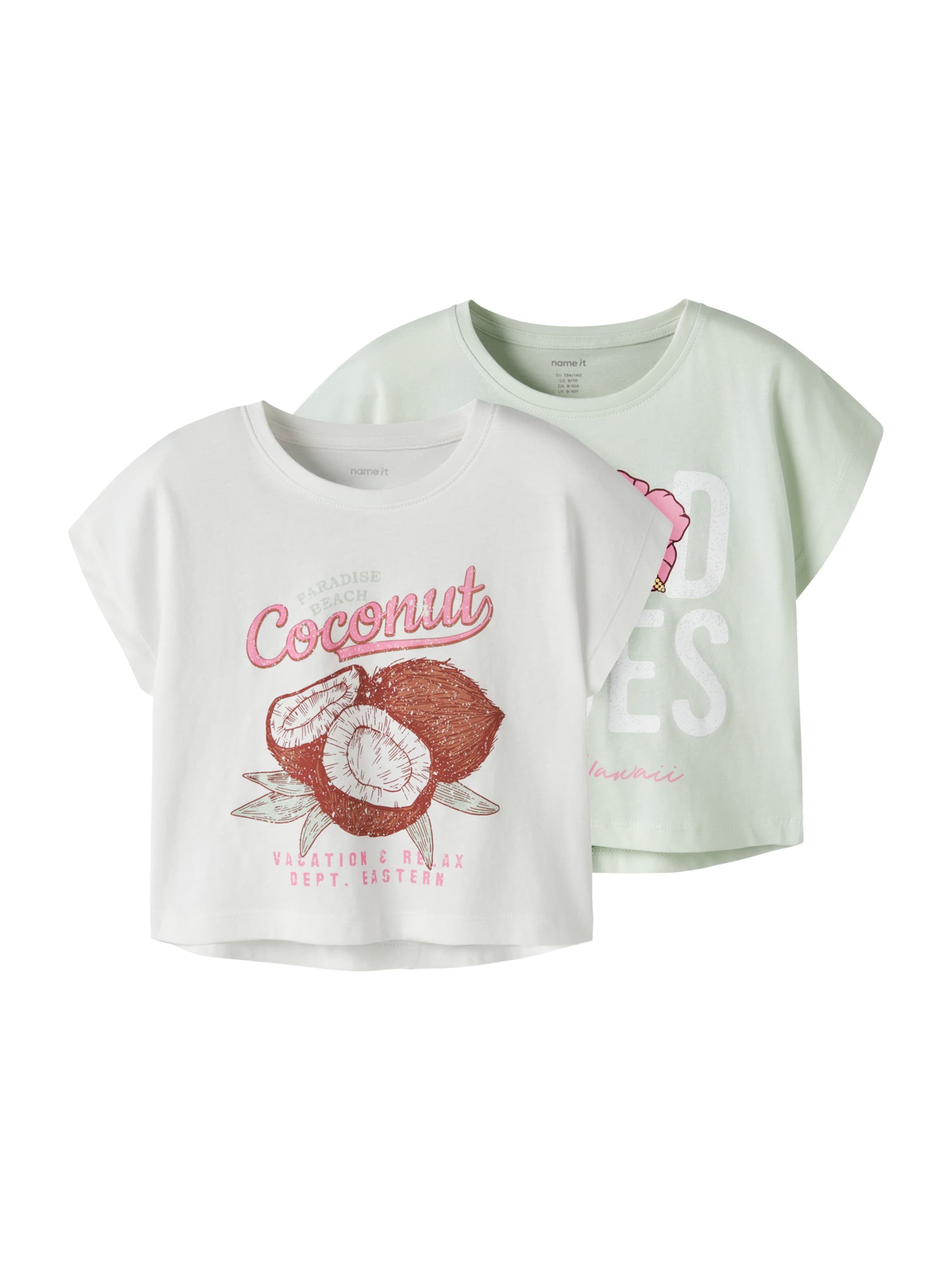 NAME IT Shirt 'NKFVILMA' in Green: front