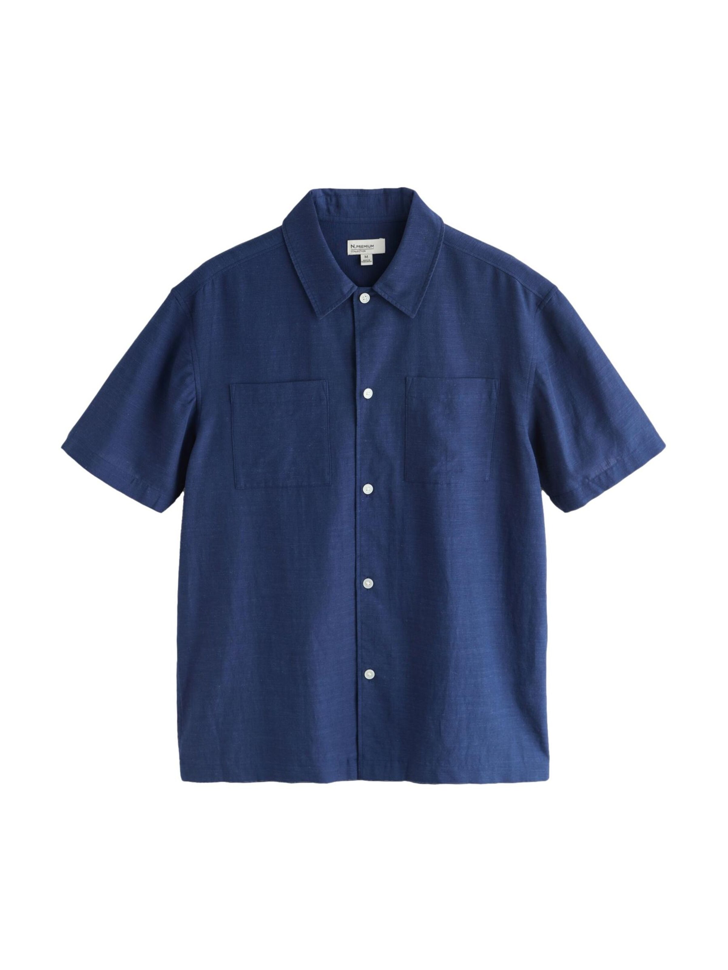 Next Рубашка в Синий: спереди