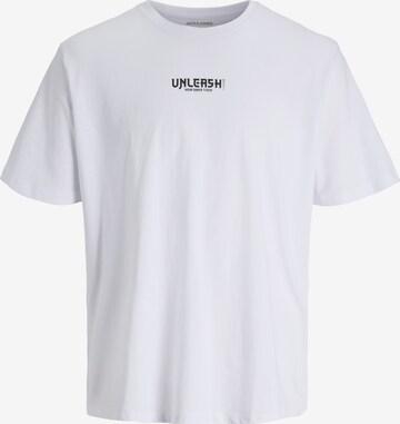 JACK & JONES T-Shirt 'JJMIKO' in Weiß: Vorderseite