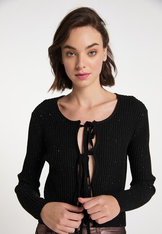 myMo at night Knit Cardigan in Black