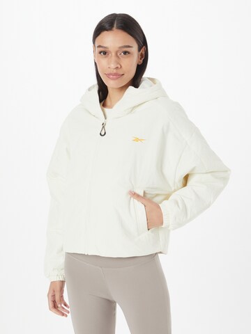 Reebok Athletic Jacket in White: front