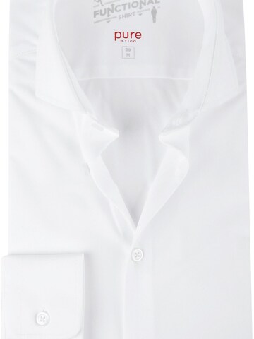 PURE Slim fit Button Up Shirt in White