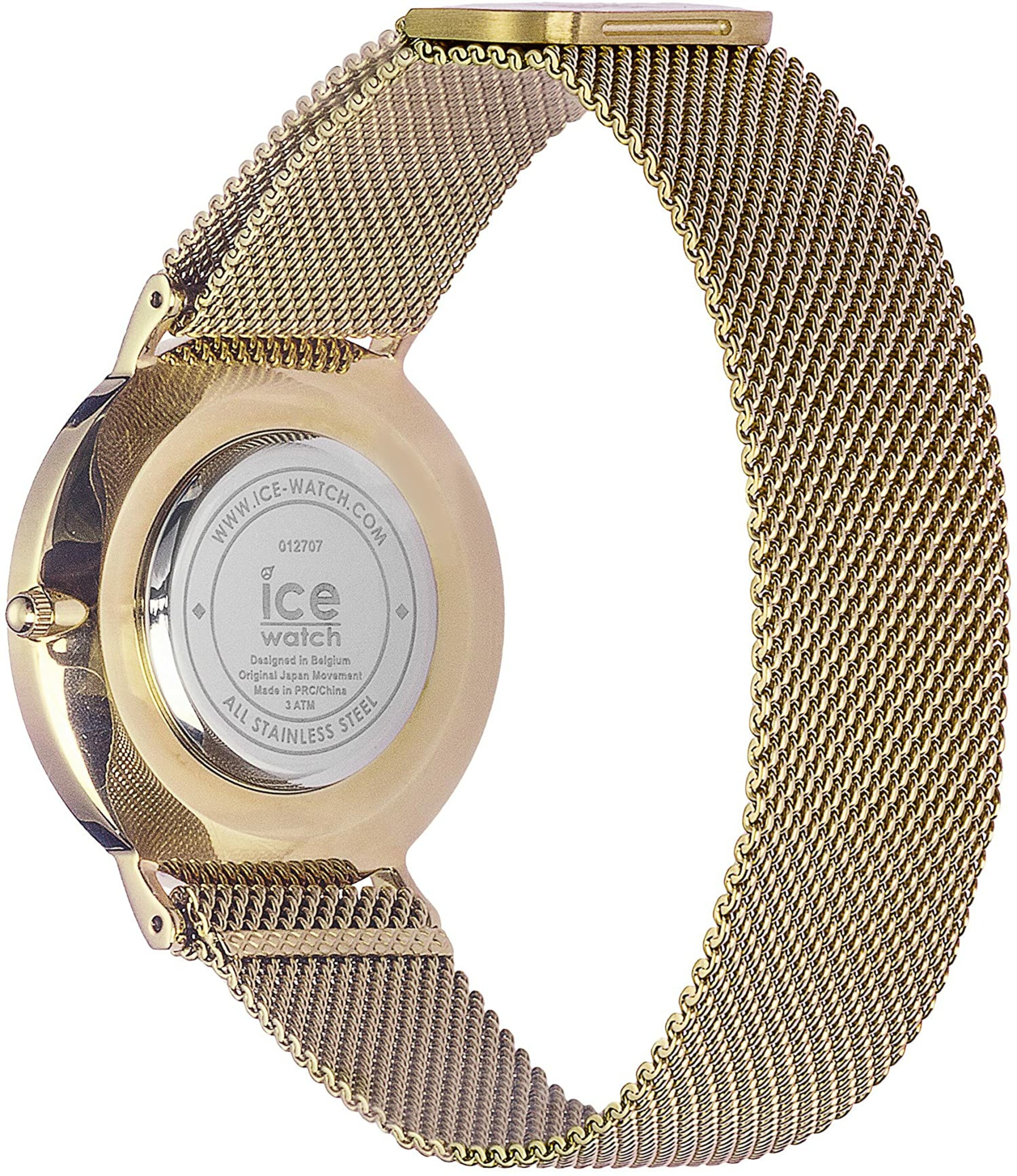 ICE WATCH Analoog horloge 'Ice City Milanese' in Goud