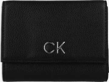 Porte-monnaies Calvin Klein en noir : devant