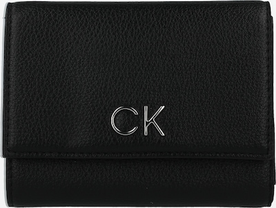Calvin Klein Naudas maks, krāsa - melns / Sudrabs, Preces skats