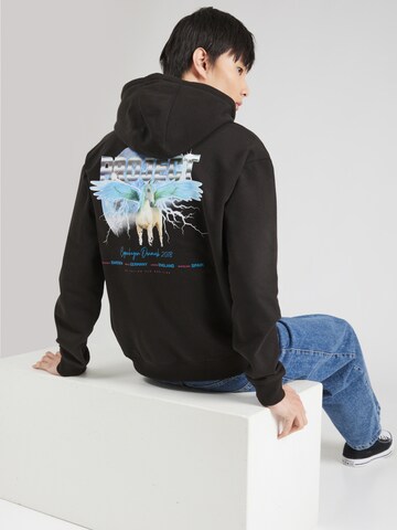 Denim Project Sweatshirt 'PEGASUS' in Schwarz: Vorderseite