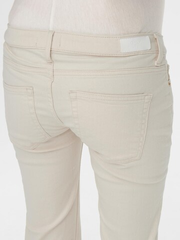 Only Maternity Bootcut Jeans 'KENYA' i hvid