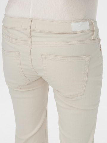 Only Maternity Bootcut Jeans 'KENYA' i hvid