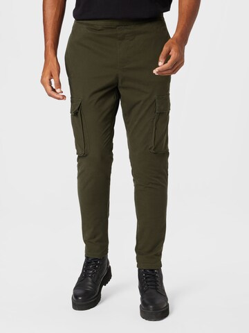Only & Sons Regular Cargo Pants 'Linus' in Green: front