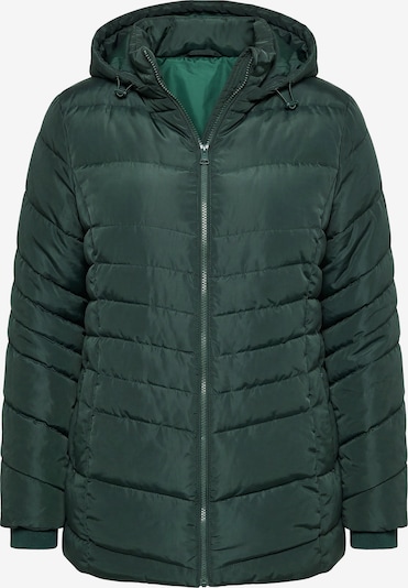 Ulla Popken Steppjacke in M-L in dunkelgrün, Produktansicht