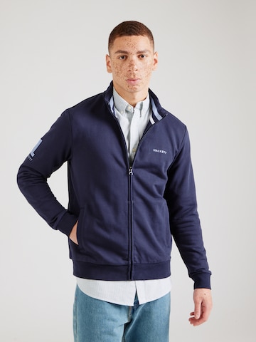Veste de survêtement 'HERITAGE' Hackett London en bleu : devant