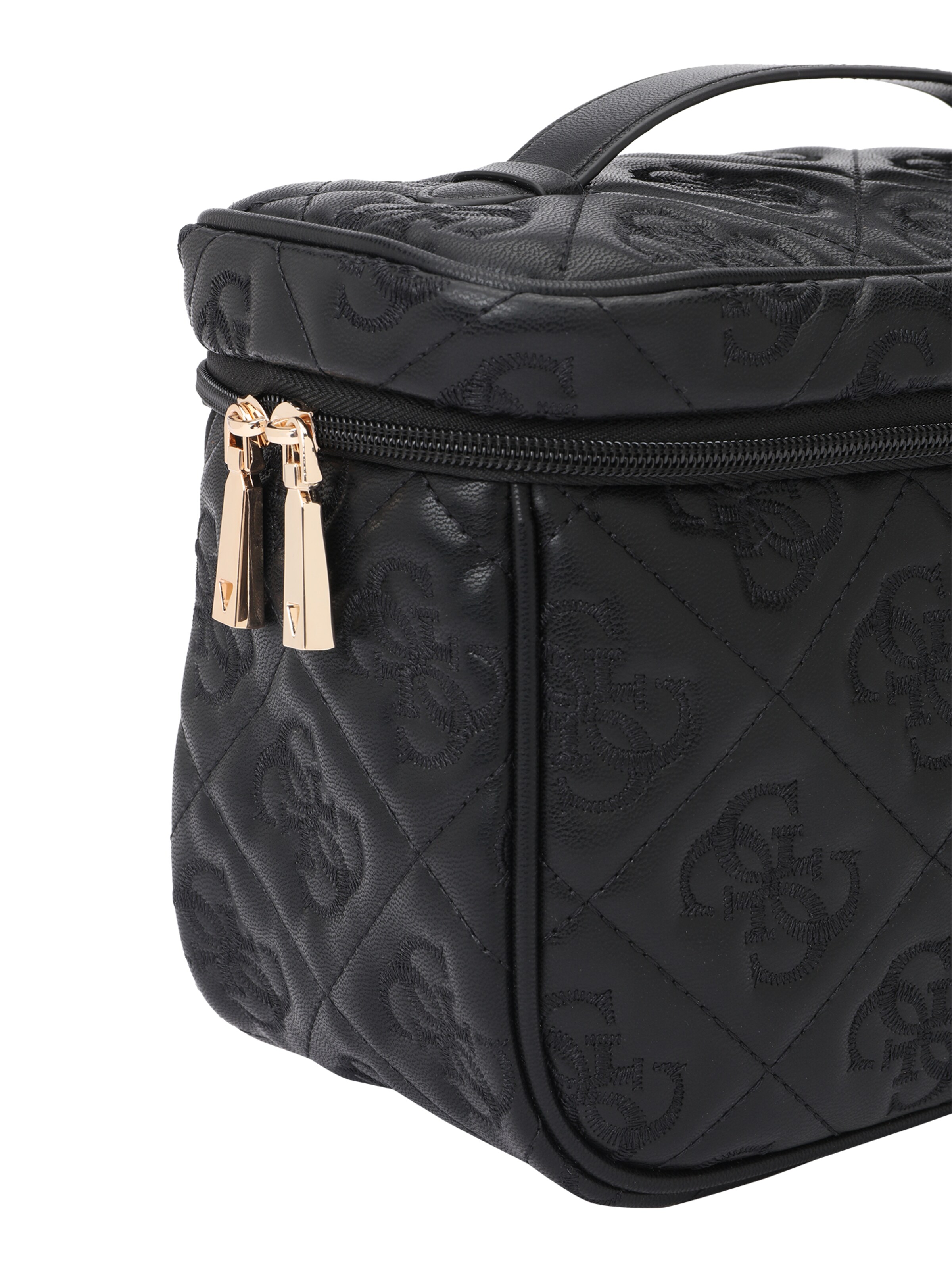 GUESS Nessessäär 'ADELASIA TOILETRY TRAIN CASE', värv must