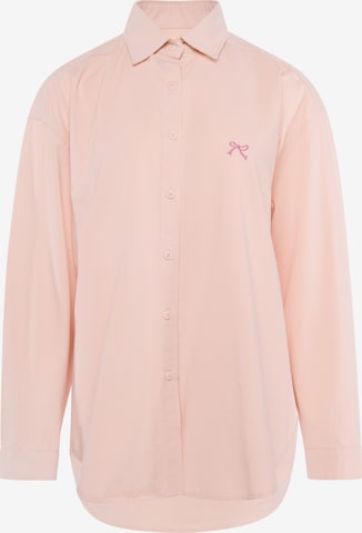MYMO - Camisa em rosa: frente