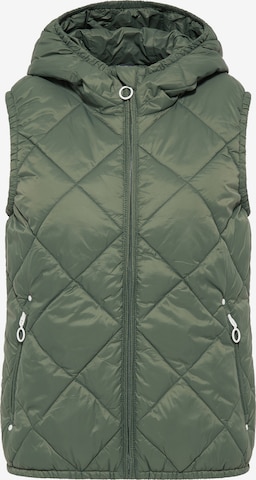 DreiMaster Maritim Bodywarmer in Groen: voorkant