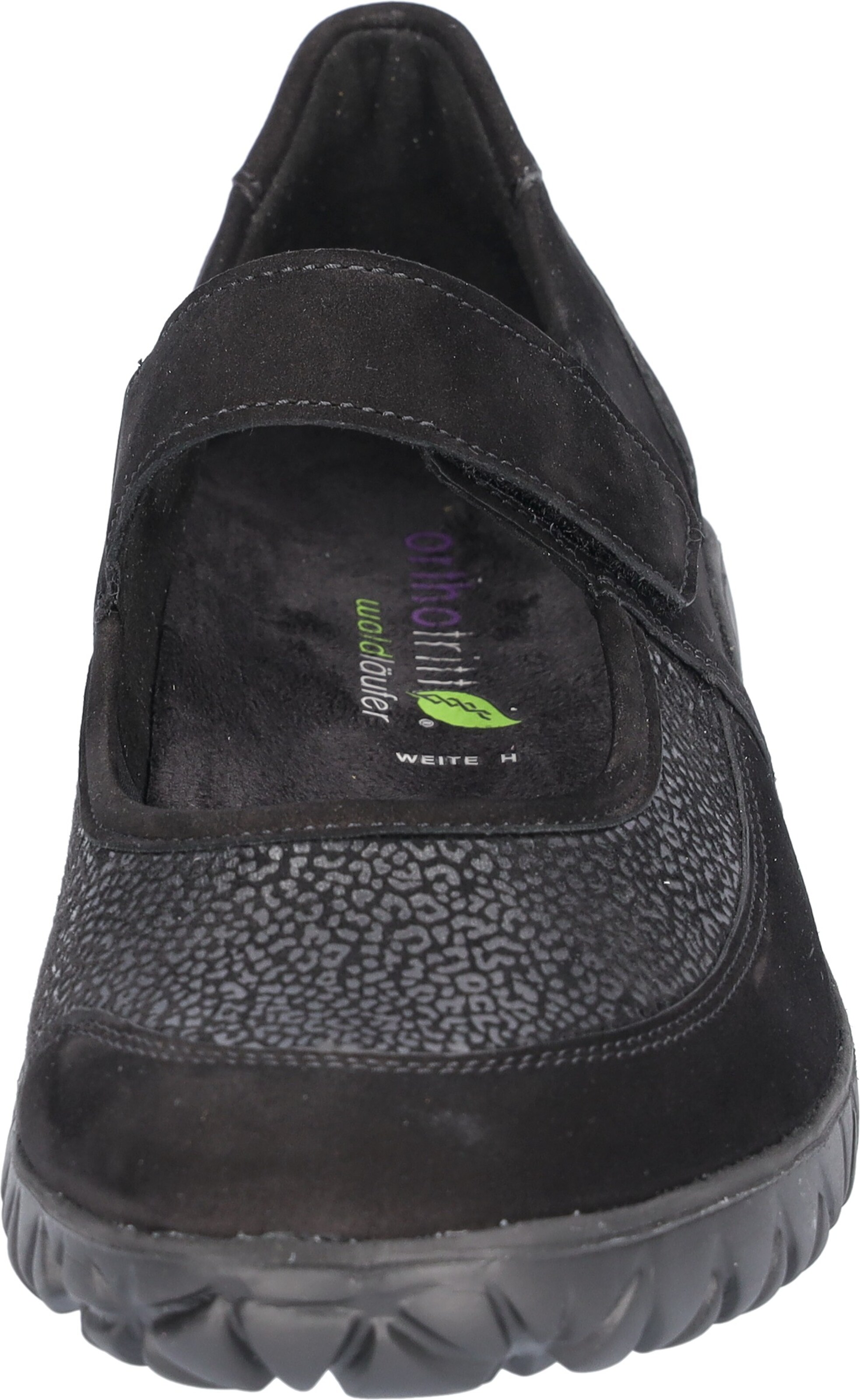 WALDLÄUFER Ballet Flats with Strap in Black