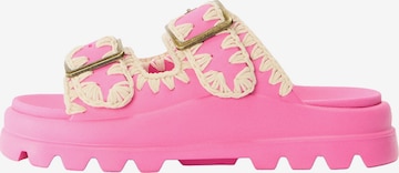 Mule MOU en rose : devant