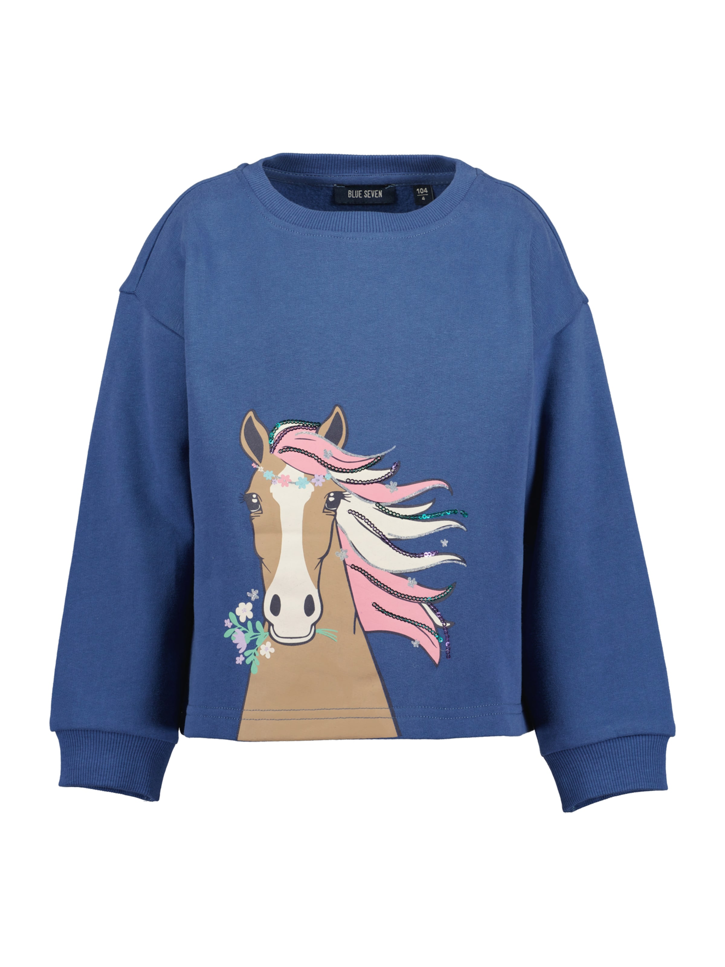 Sweat-shirt BLUE SEVEN en bleu : devant