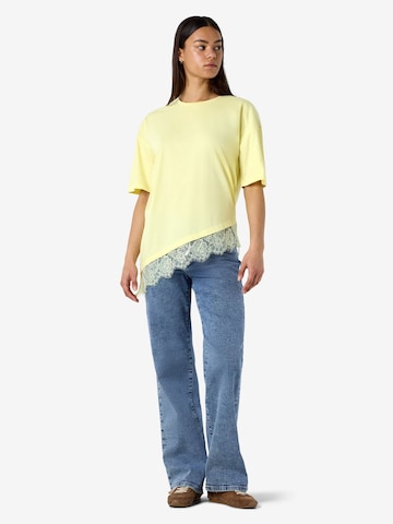 T-shirt Noisy may en jaune