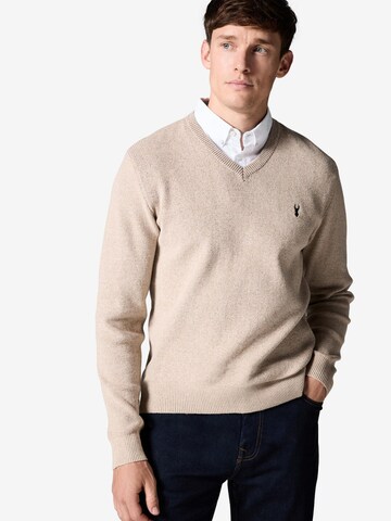 Next Sweter w kolorze beżowy: przód