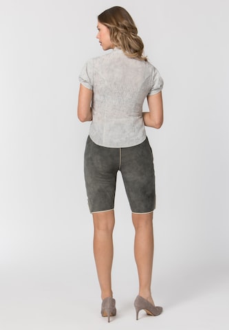 STOCKERPOINT Trachtenbluse 'Melly' in Grau