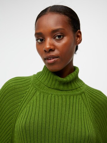 OBJECT Knitted dress 'Line' in Green