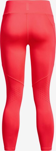 Skinny Pantalon de sport 'Fly Fast 3.0' UNDER ARMOUR en rouge