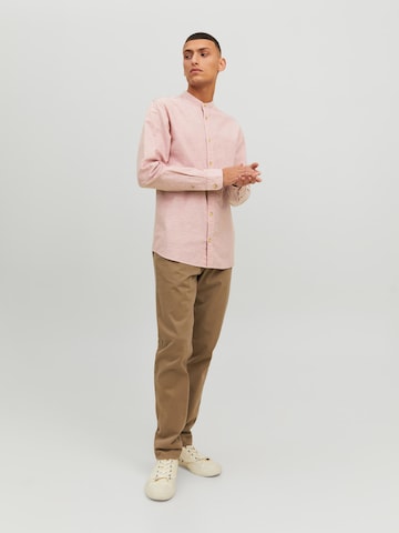 JACK & JONES Slim fit Koszula 'Summer' w kolorze różowy