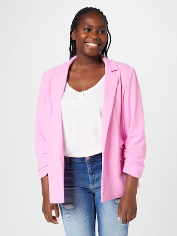 ONLY Carmakoma - Blazer 'CAROLINA DIANA' em rosa: frente