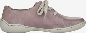 Rieker Lace-Up Shoes in Pink