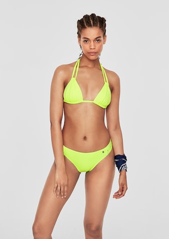 s.Oliver Triangle Bikini Top 'Spain' in Green