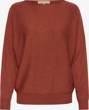 CULTURE Pullover i brun: forside