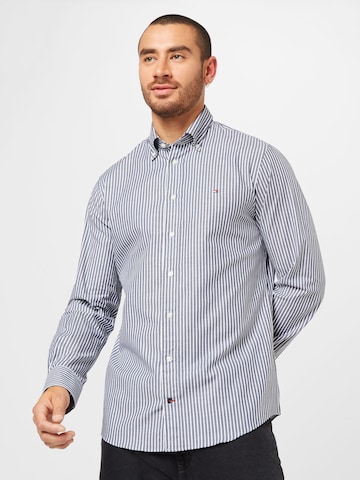 Tommy Hilfiger Tailored Regular fit Skjorta i blå: framsida