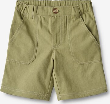 Regular Pantalon Wheat en vert : devant