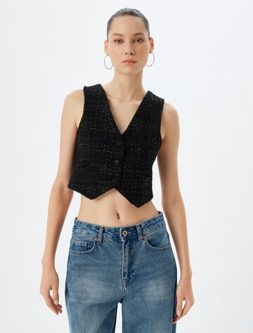 Koton Vest in Black: front