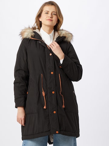 VILA Winter Coat 'FLAVIA' in Black: front