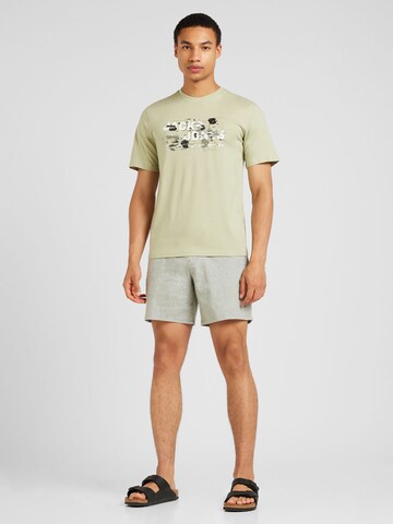 JACK & JONES Футболка 'JCOOUTDOOR' в Зеленый