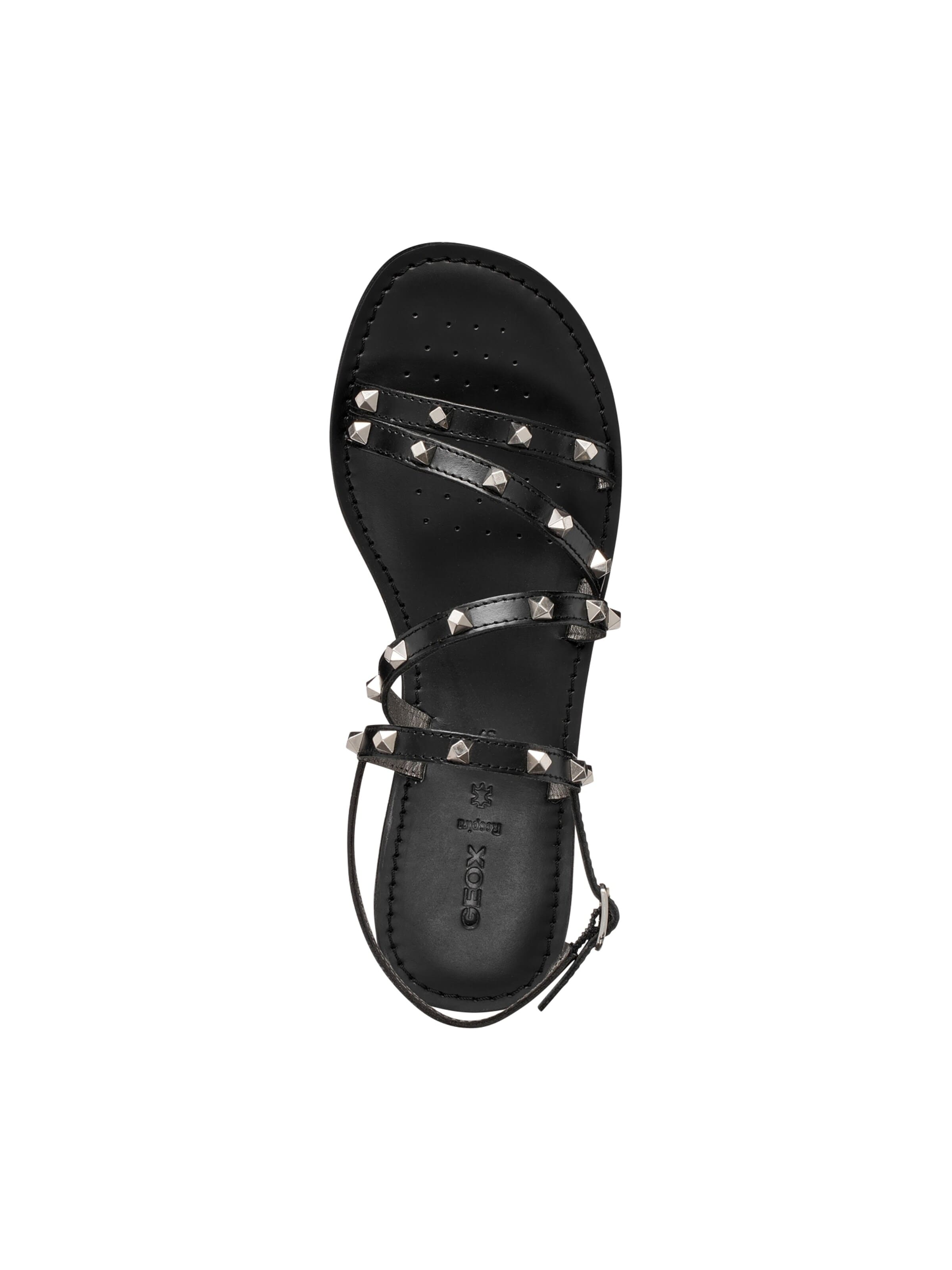 GEOX - Sandalias 'Ledersandalen von Maddalusia' en negro
