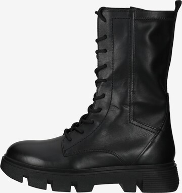 GEOX Lace-Up Ankle Boots in Black