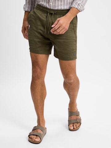Regular Pantalon Polo Ralph Lauren en vert : devant