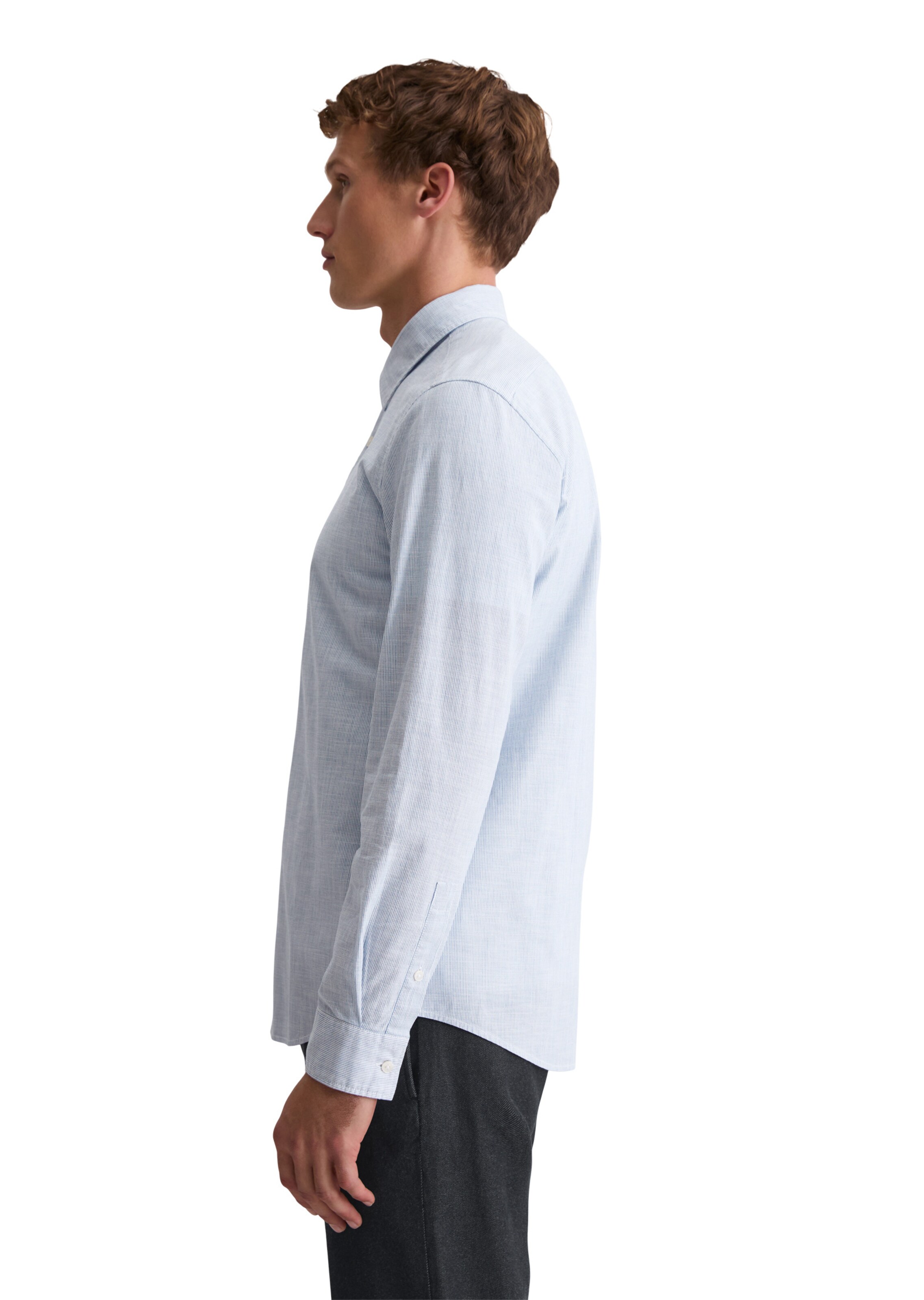 Marc O'Polo Regular fit Overhemd in Blauw