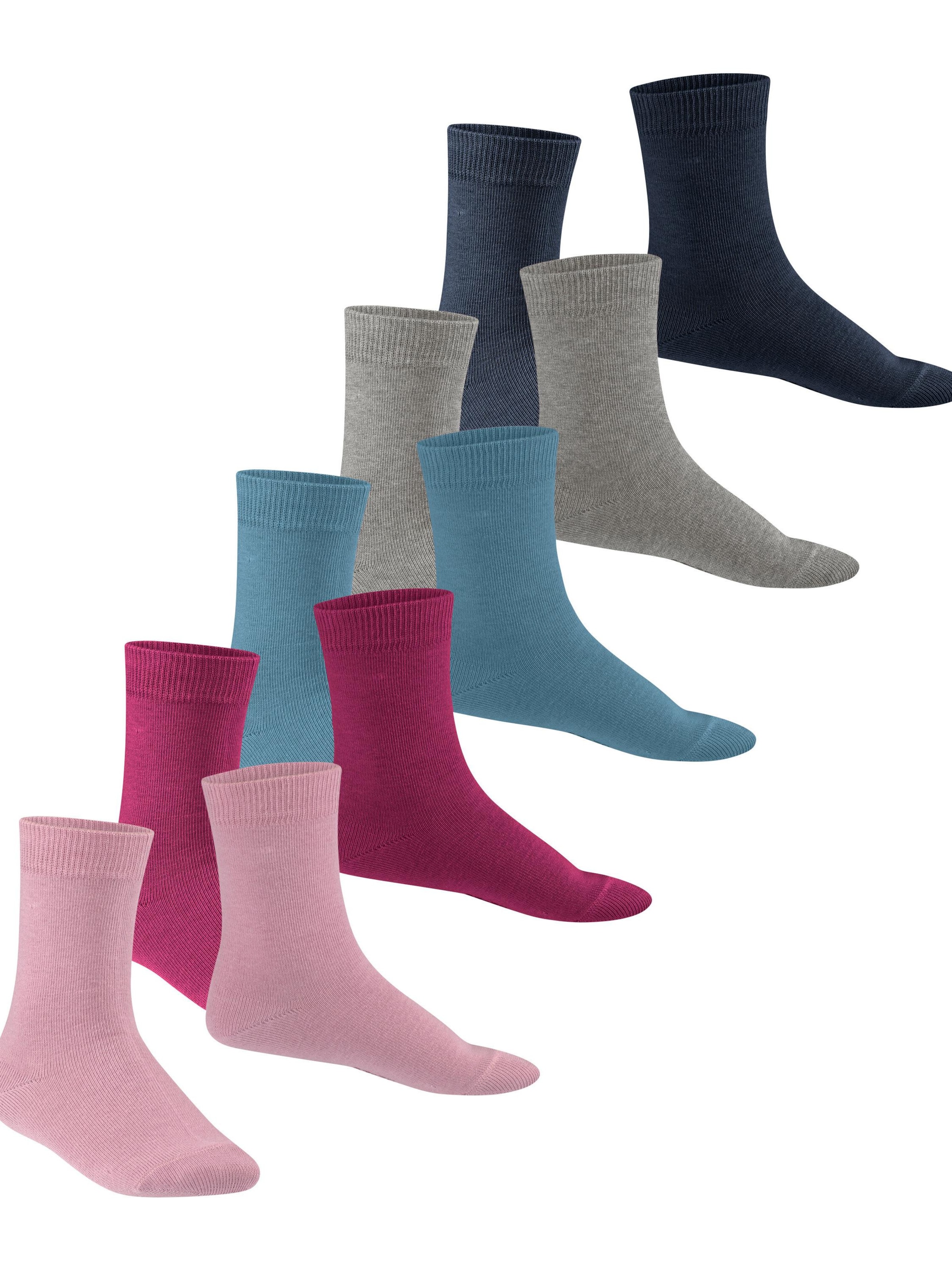 ESPRIT Socks 'Solid Mix 5-Pack' in Mixed colors